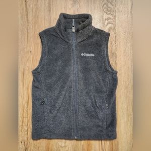 Youth Boys XS Columbia Vest-Dark Gray